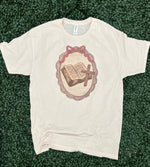 Load image into Gallery viewer, Vintage Frame With Bible And Cross on Cream