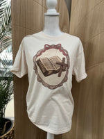 Load image into Gallery viewer, Vintage Frame With Bible And Cross on Cream
