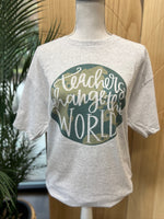 Load image into Gallery viewer, Teachers Change The World on Silver or Ash Gray