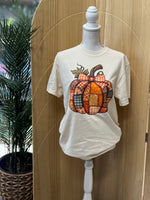 Load image into Gallery viewer, Fall 2025: Patchwork Pumpkin on Ivory CC
