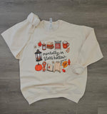 Load image into Gallery viewer, Mentally In Stars Hollow on Cream Sweatshirt
