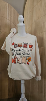 Load image into Gallery viewer, Mentally In Stars Hollow on Cream Sweatshirt
