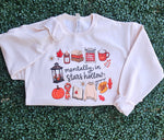 Load image into Gallery viewer, Mentally In Stars Hollow on Cream Sweatshirt
