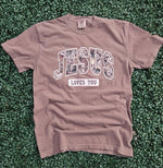 Load image into Gallery viewer, Camo Jesus Loves You on Comfort Colors

