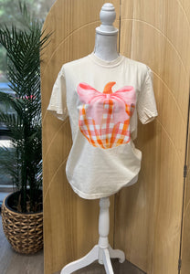 Fall 2025: Gingham Pumpin with Pink Bow