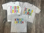 Load image into Gallery viewer, Back To School Block Letter Tees
