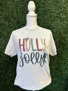 Holly Jolly Script Tee