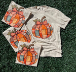 Load image into Gallery viewer, Fall 2025: Patchwork Pumpkin on Ivory CC
