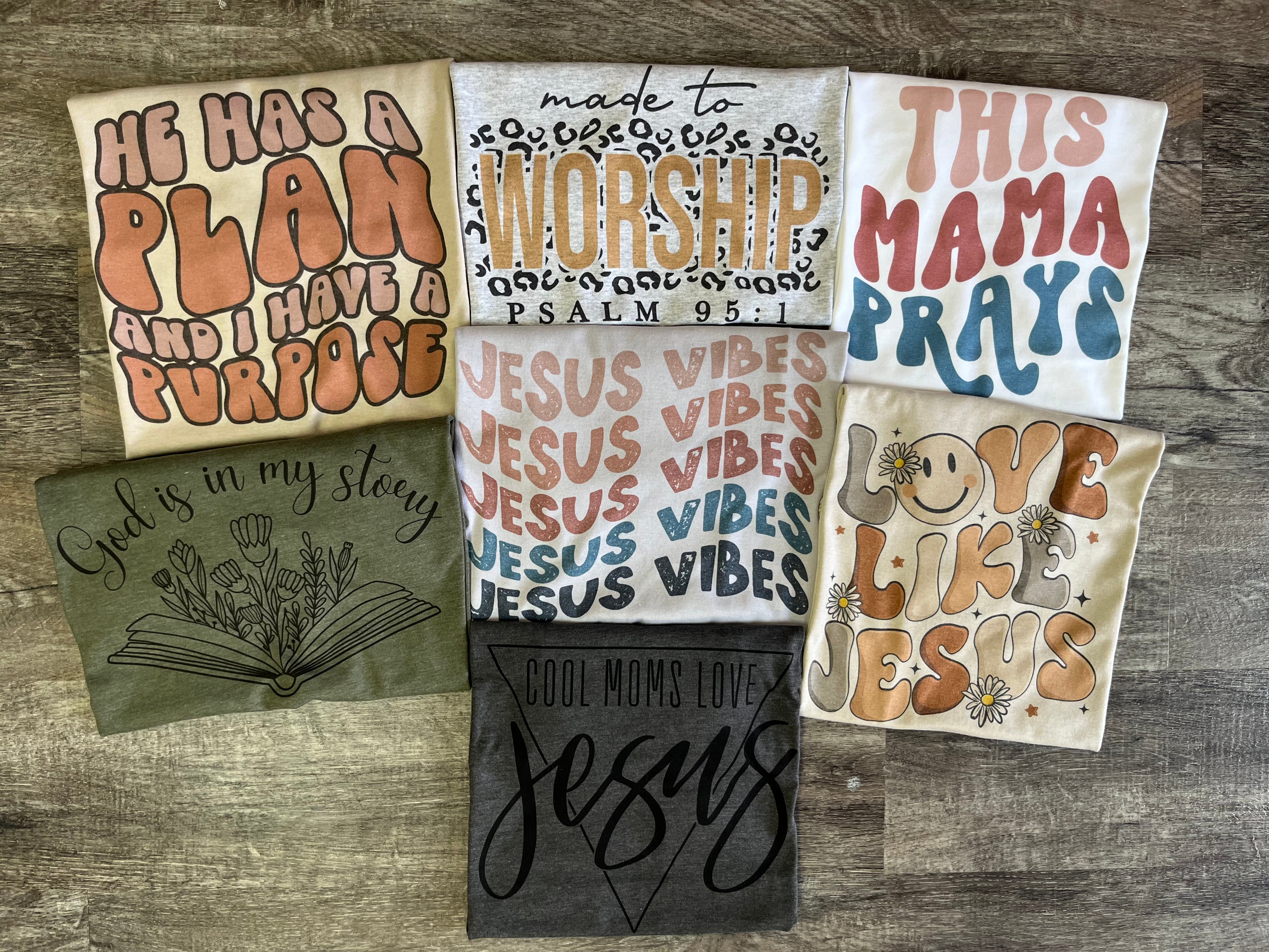 Boho Christian Tees - with Bundle Option