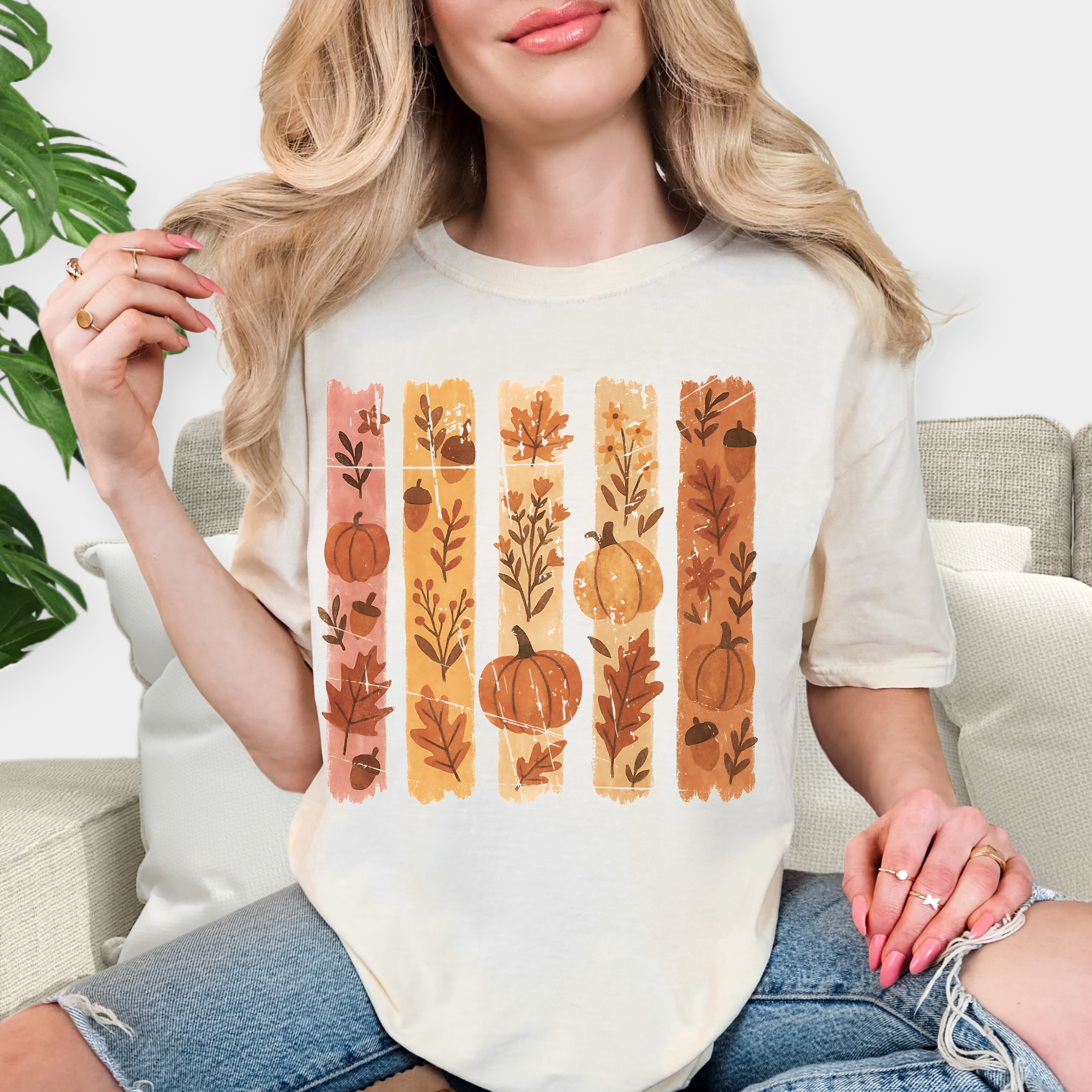 Fall 2025: Fall Stripes on Ivory CC