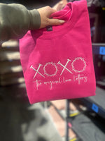 Load image into Gallery viewer, EMBROIDERED: XOXO Original Love Letters on Gildan Heliconia
