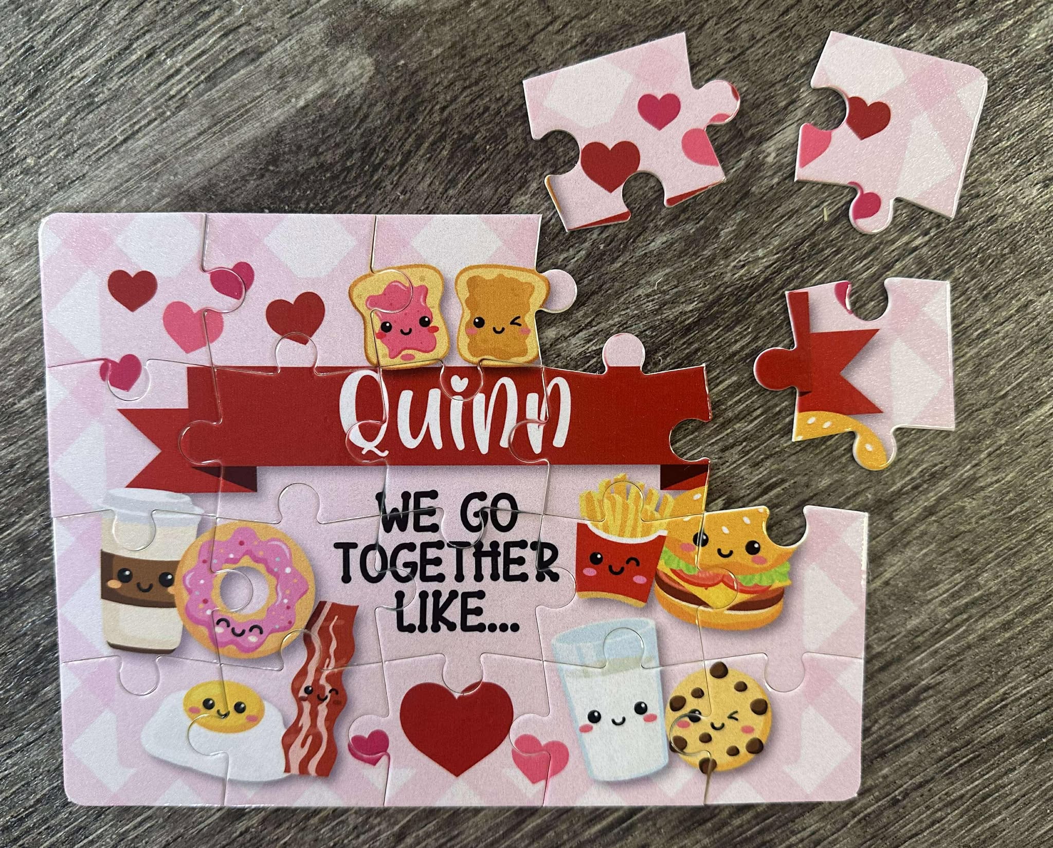 Valentine Puzzle : We Go Together Like