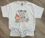 Load image into Gallery viewer, I Like My Books Spicy And My Coffee Icy on Ash Gray
