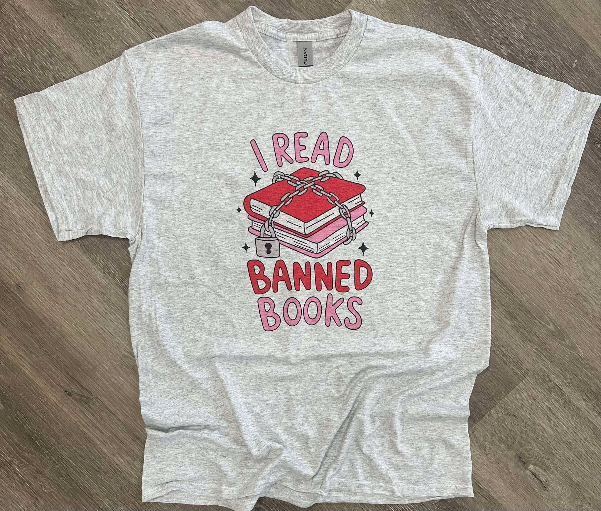 I Read Banned Books on Ash Gray