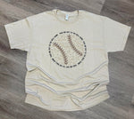 Load image into Gallery viewer, Take Me Out To The Ball Game - Leopard Print Baseball on Sand
