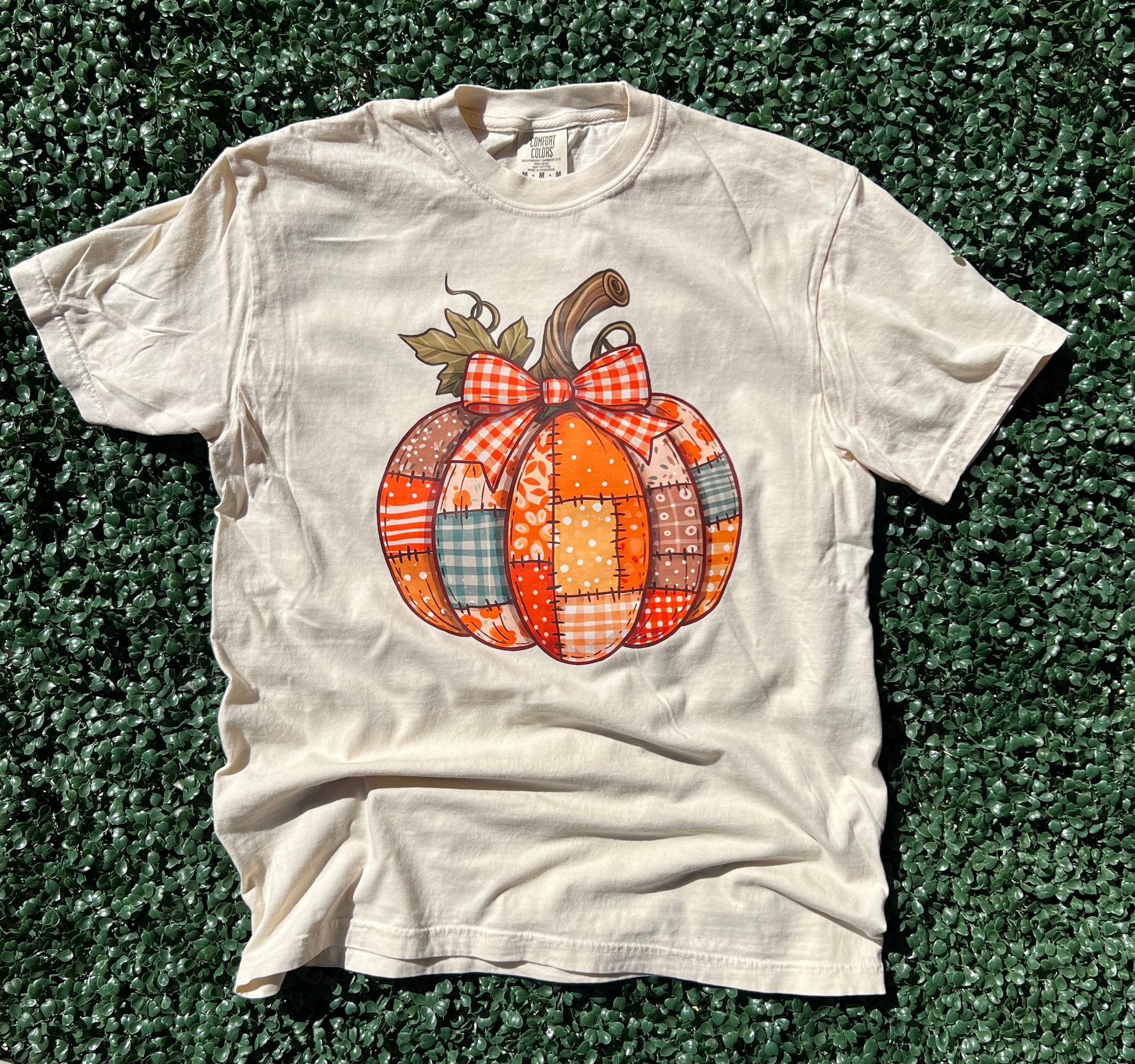 Fall 2025: Patchwork Pumpkin on Ivory CC