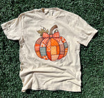 Load image into Gallery viewer, Fall 2025: Patchwork Pumpkin on Ivory CC
