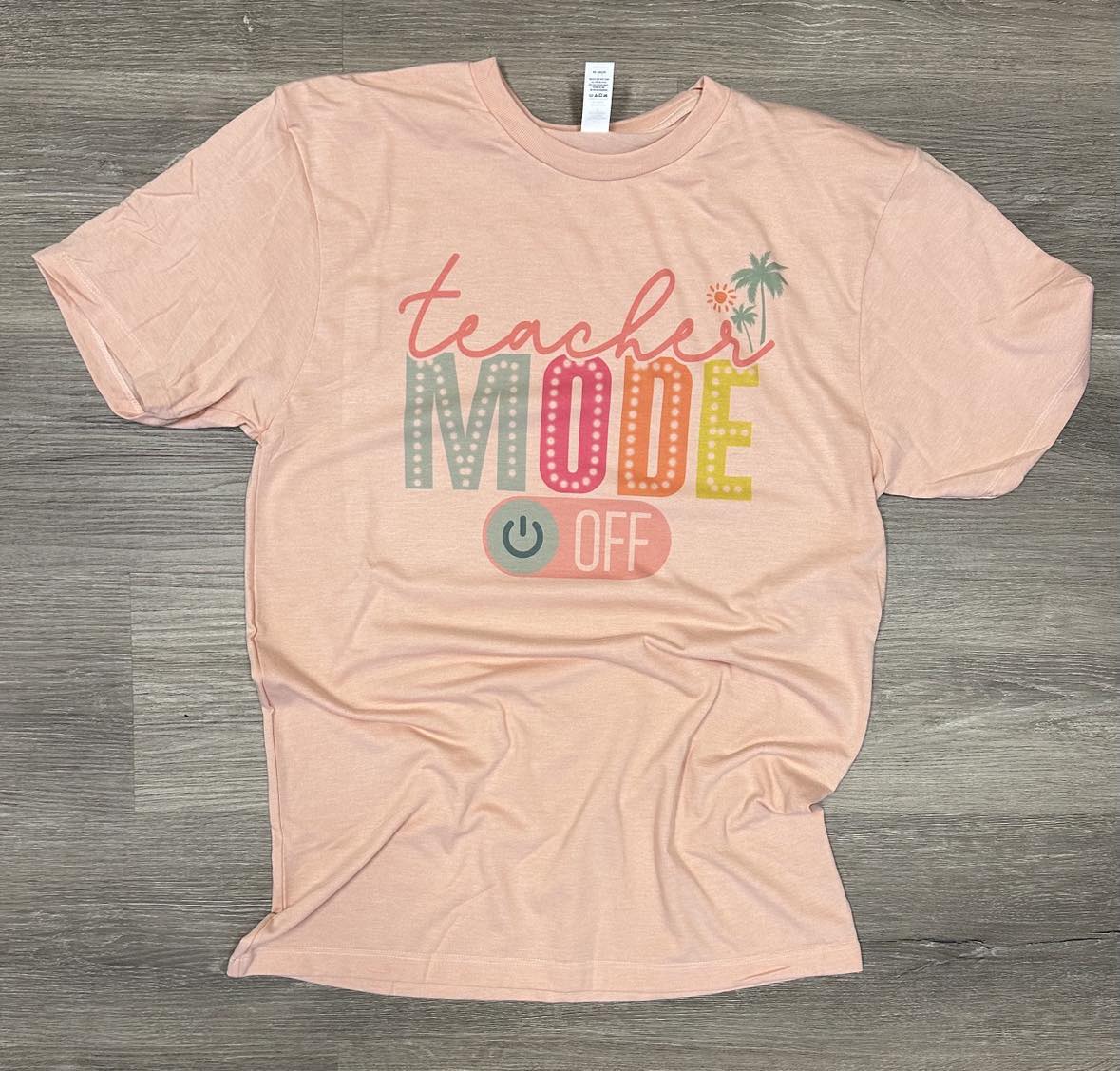 Teacher Mode Off on Peach