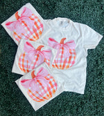 Load image into Gallery viewer, Fall 2025: Gingham Pumpin with Pink Bow
