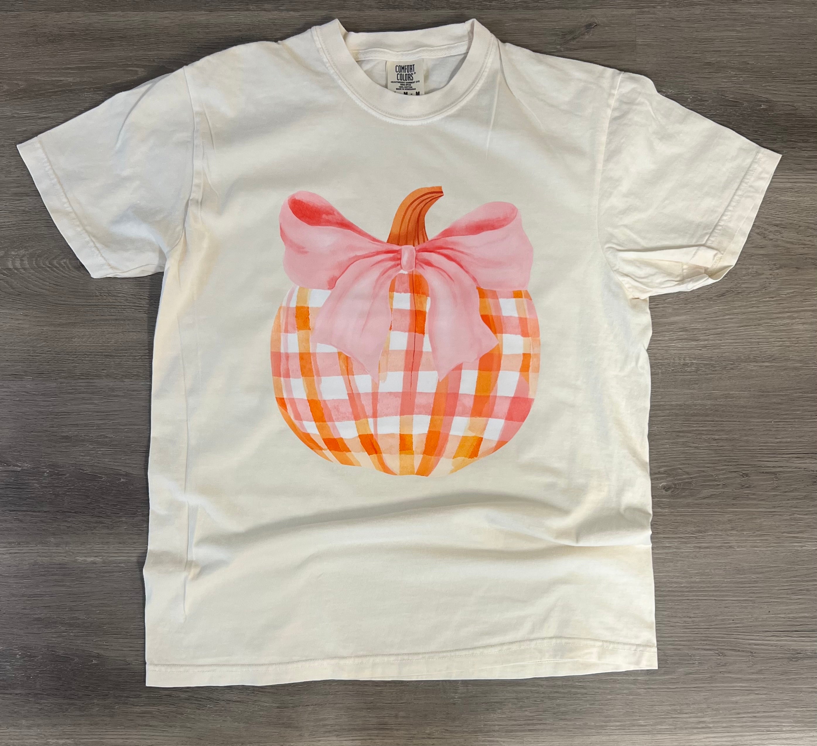 Fall 2025: Gingham Pumpin with Pink Bow
