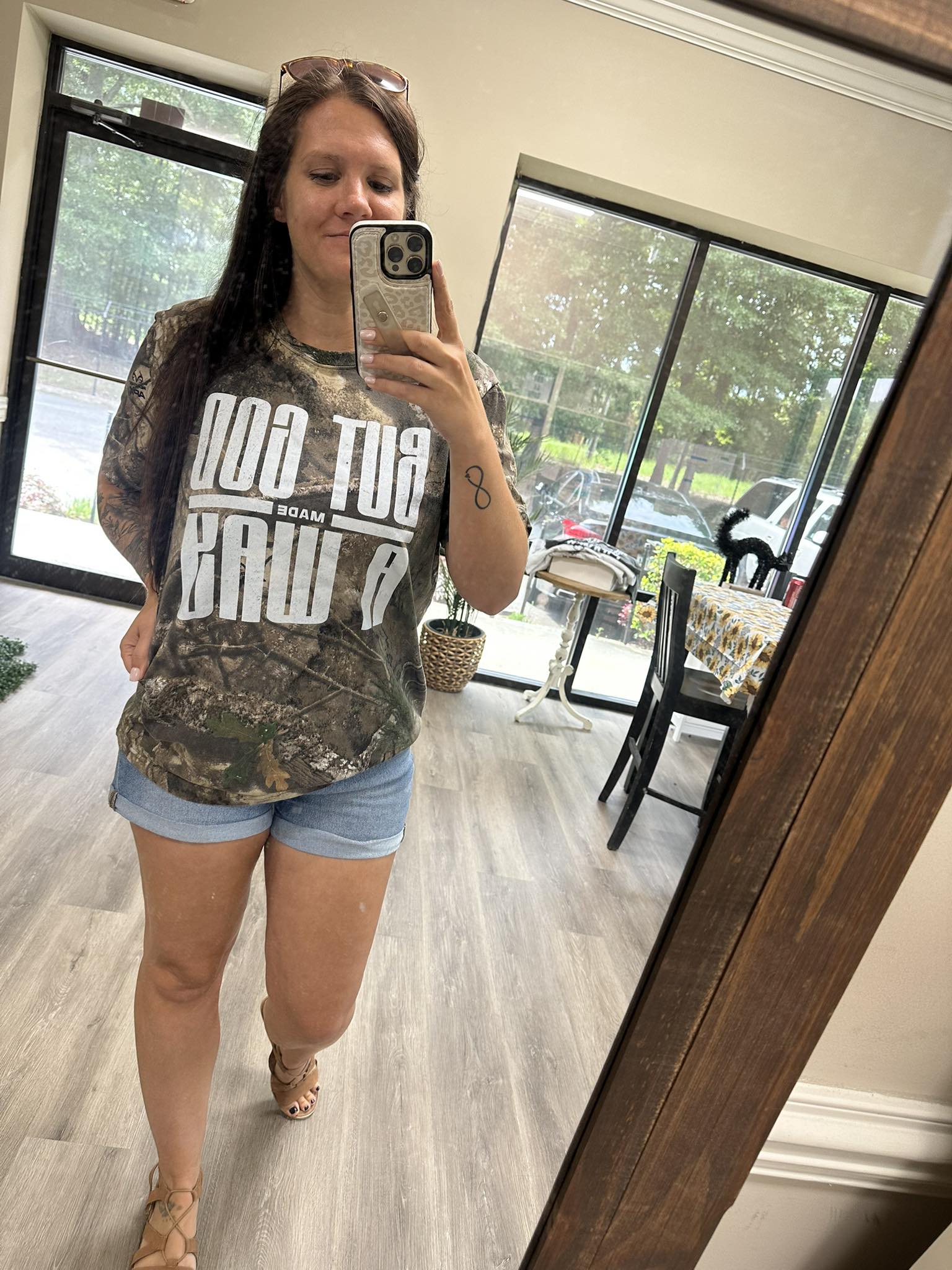 But God Made a Way - Camo Tee