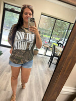 Load image into Gallery viewer, But God Made a Way - Camo Tee
