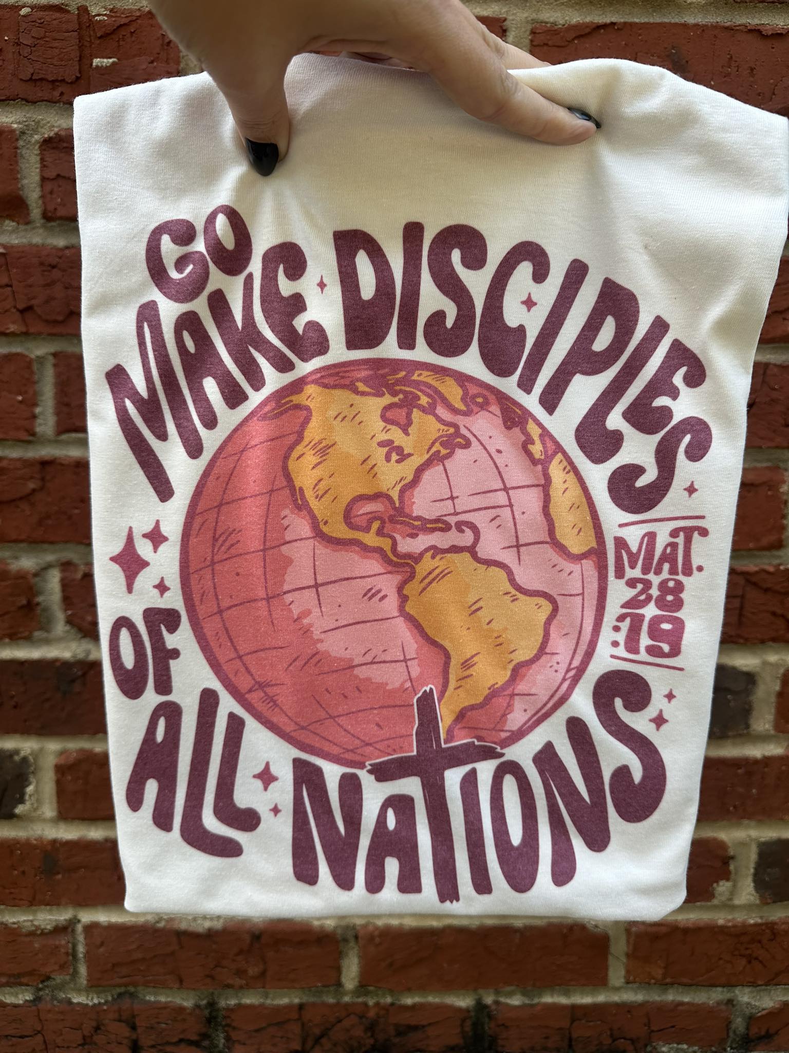 Go Make Disciples on Jerzees Cream