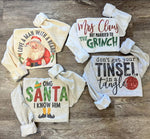 Load image into Gallery viewer, Mrs. Clause But Married To The Sweatshirt on White
