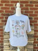 Load image into Gallery viewer, True Story Nativity Collage on Ash Gray
