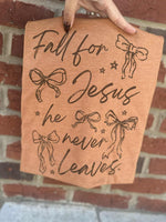 Load image into Gallery viewer, Fall For Jesus on Heather Rust
