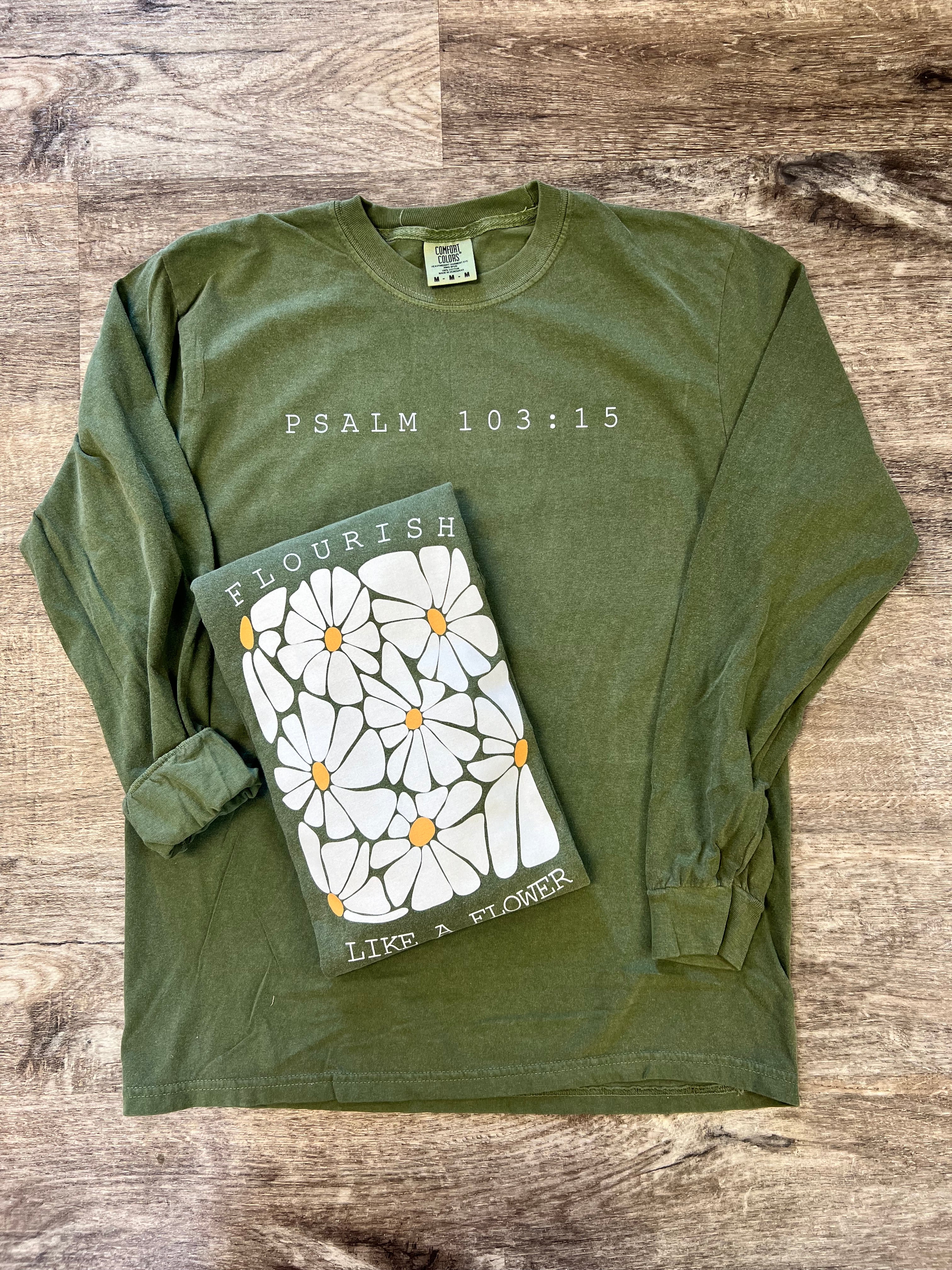 Psalm 103:15 - Pocket Print Tee