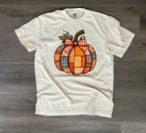 Fall 2025: Patchwork Pumpkin on Ivory CC