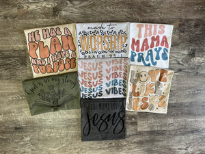 Boho Christian Tees - with Bundle Option