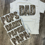 Load image into Gallery viewer, Custom Name Camo Father's Day Tee
