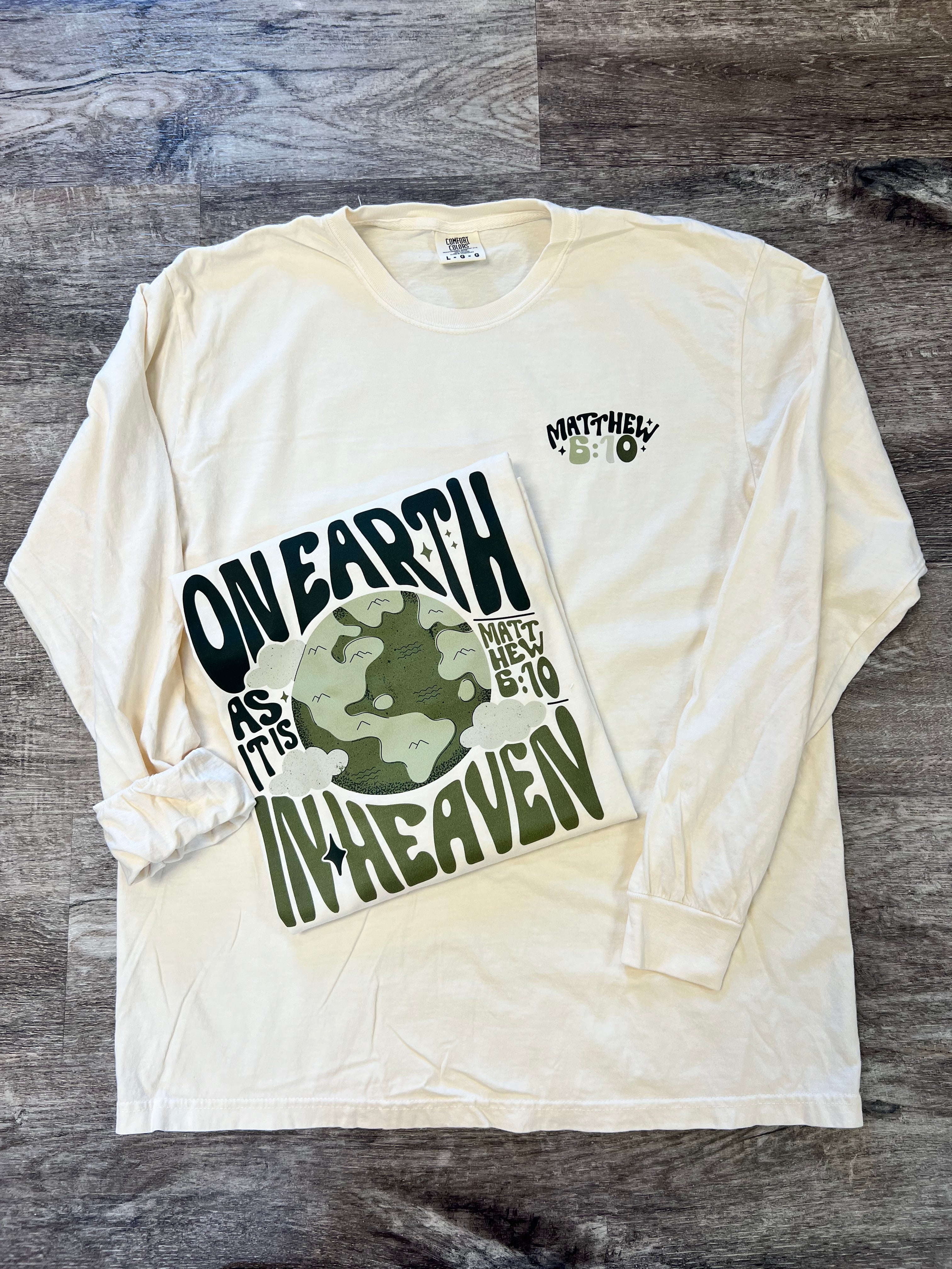 On Earth as it is in Heaven - Pocket Print Tee