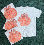 Load image into Gallery viewer, Fall 2025: Floral Pumpkin With Brown Gingham Bow on CC Ivory
