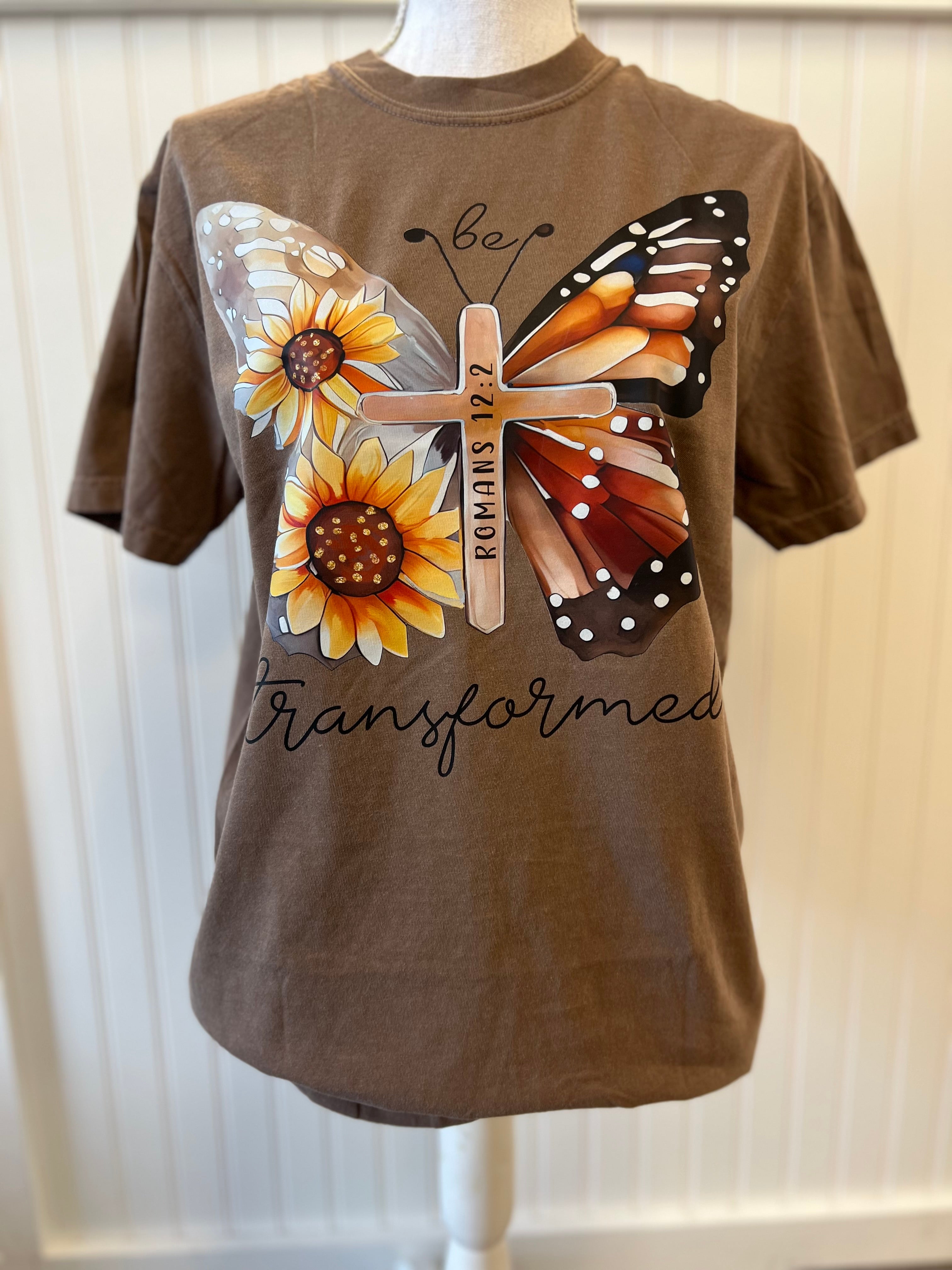 Be Transformed on Espresso Comfort Colors