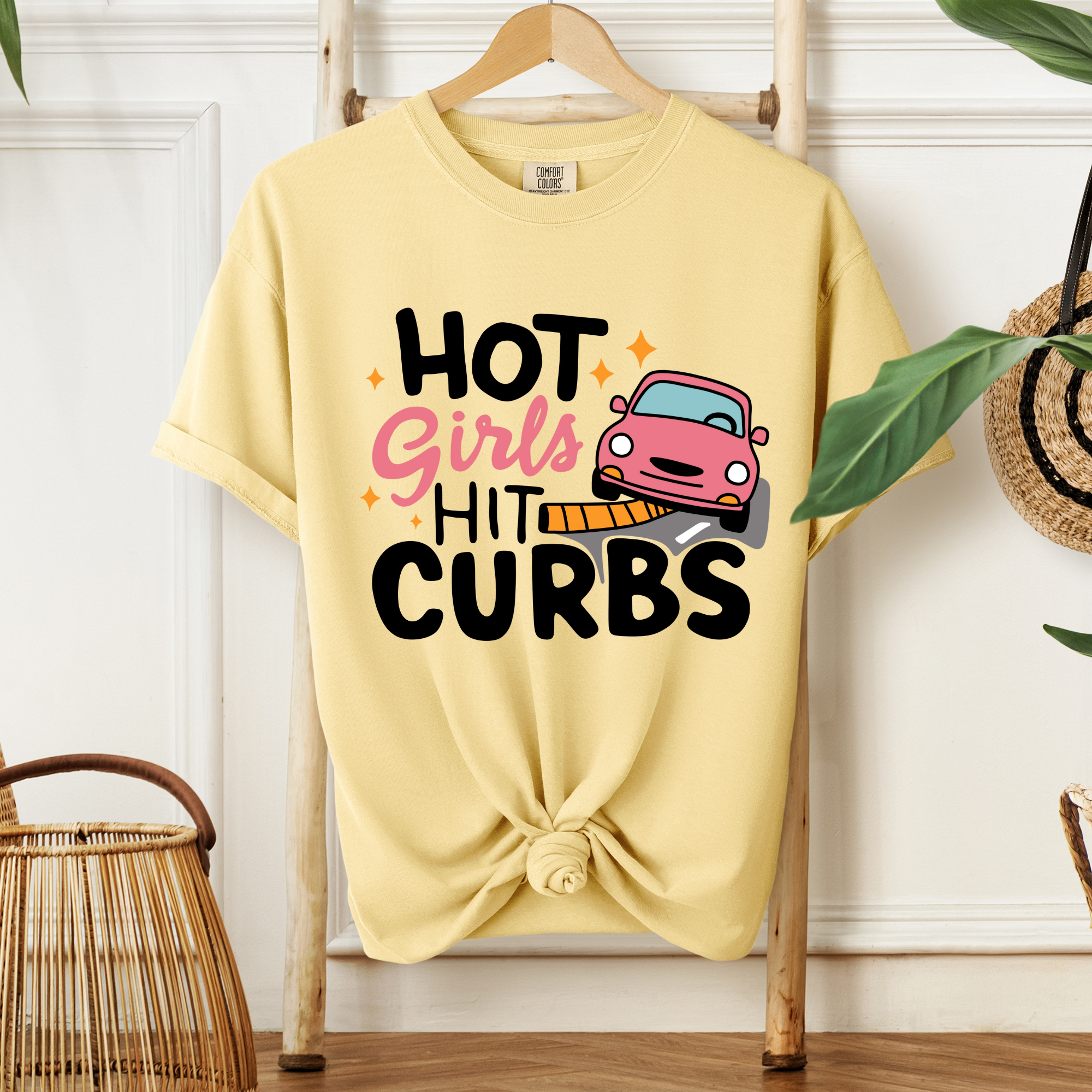 Hot Girls Hit Curbs on Comfort Colors