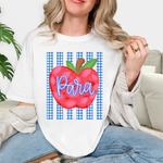 Load image into Gallery viewer, Apple School Staff Tees on Comfort Colors (Shown on Flo Blue)
