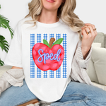 Load image into Gallery viewer, Apple School Staff Tees on Comfort Colors (Shown on Flo Blue)
