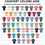 Load image into Gallery viewer, EMBROIDERED: Cool Moms Love Jesus Pocket Tee on Comfort Colors (Shown on Flo Blue)
