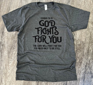 God Fights For You