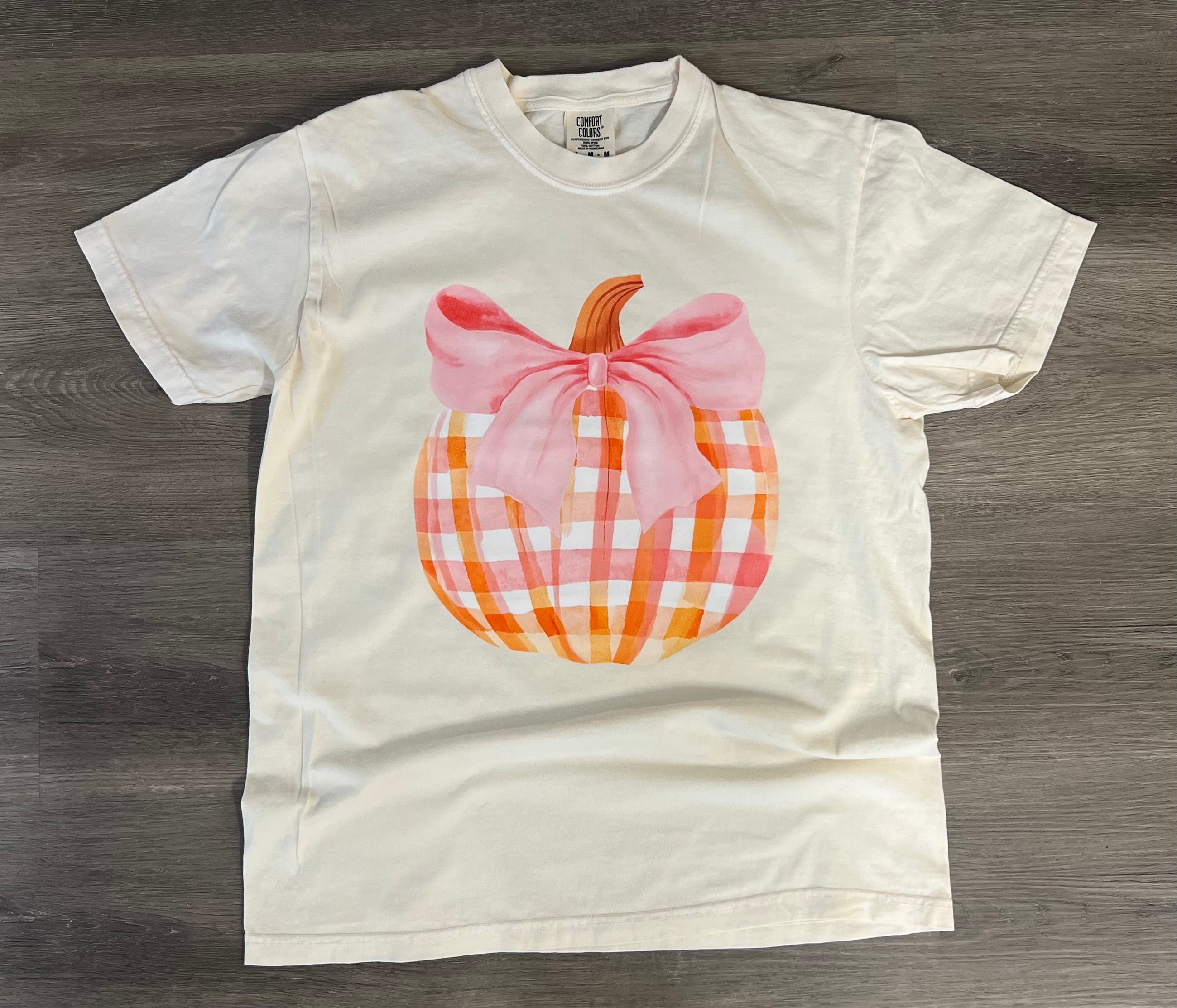 Fall 2025: Gingham Pumpin with Pink Bow