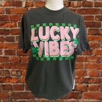 Load image into Gallery viewer, February T-SHIRT OF THE MONTH: Lucky Vibes on COMFORT COLORS
