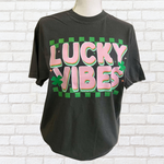 Load image into Gallery viewer, February T-SHIRT OF THE MONTH: Lucky Vibes on COMFORT COLORS
