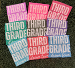 Load image into Gallery viewer, Grade Level Dream Team Tees on Comfort Colors
