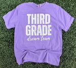 Load image into Gallery viewer, Grade Level Dream Team Tees on Comfort Colors
