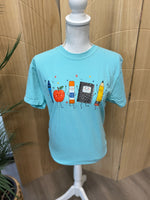 Load image into Gallery viewer, School Icons on Comfort Colors (Shown on Chalky Mint)
