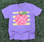 Load image into Gallery viewer, Polka Dot Apple on Comfort Colors (Shown on Violet)
