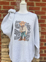 Load image into Gallery viewer, Vibes That Ain&#39;t Rootin Tootin Sweatshirt on Ash Gray
